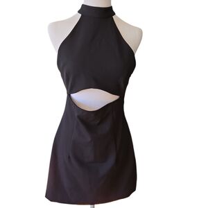 Chic Black ZARA Halter Dress